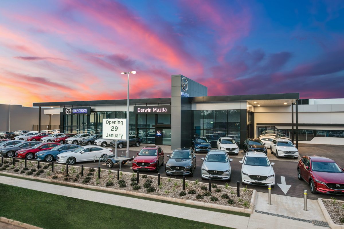 Darwin Mazda Dealership New Commercial Building