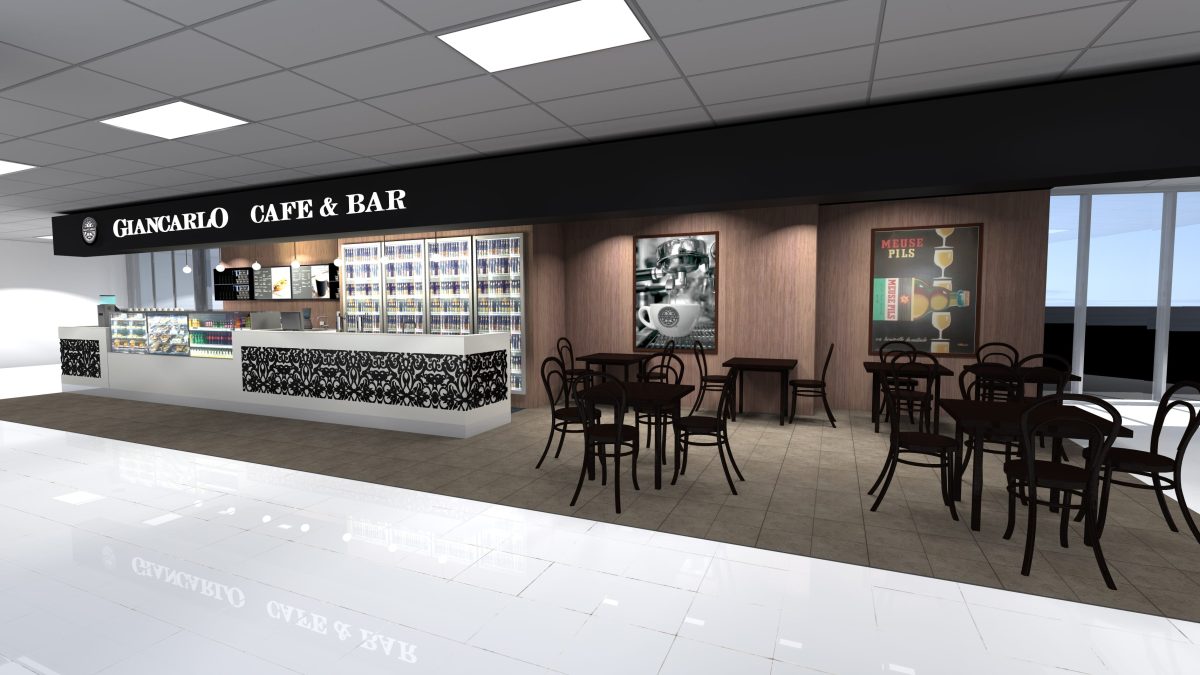 Development of Gian Carlo Cafe & Bar at Darwin Airport