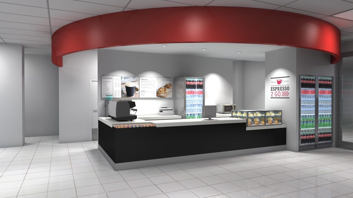 Mockup for Expresso To Go Darwin Airport