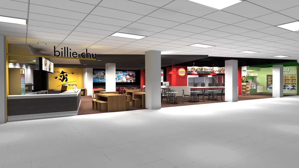 Mock Up Design for Darwin Airport Food Court
