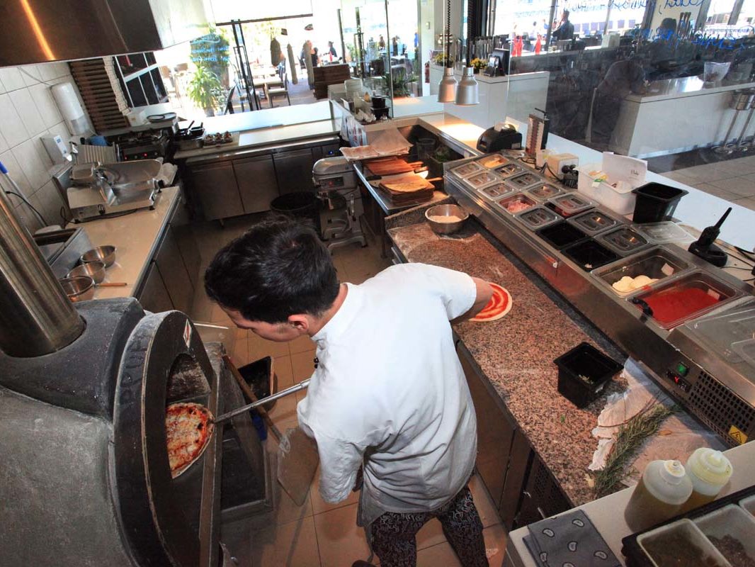 Pizza Oven at Il Lido Resturant