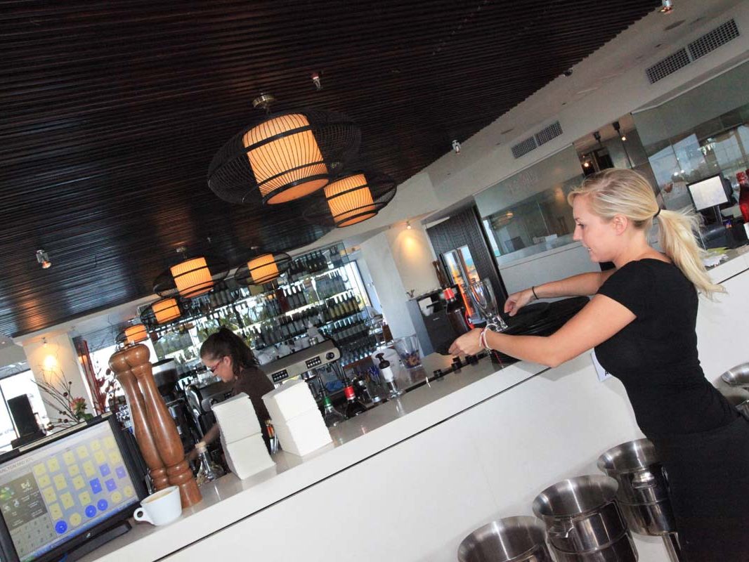 Bar Area at Il Lido Restaurant