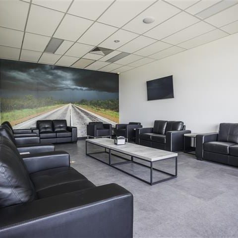 BP Truck Stop Lounge Amenities