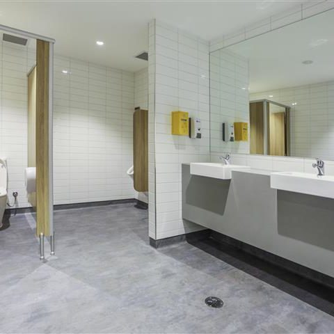 BP Truck Stop Bathroom Facilities