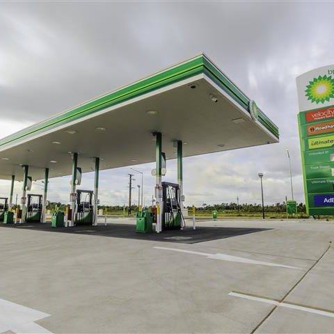 BP Truck Stop Exterior Design