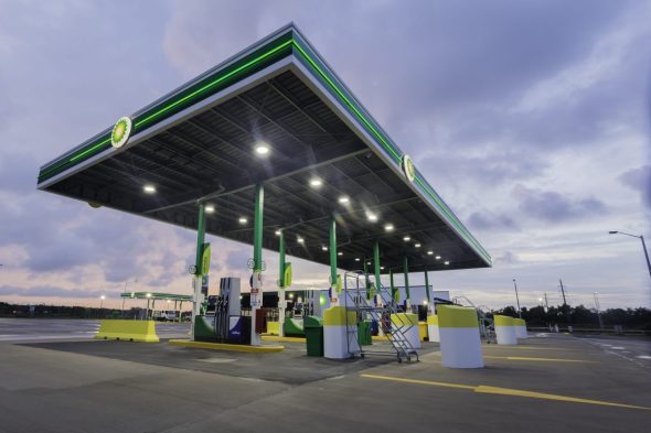 BP Truck Stop Petrol Station Design