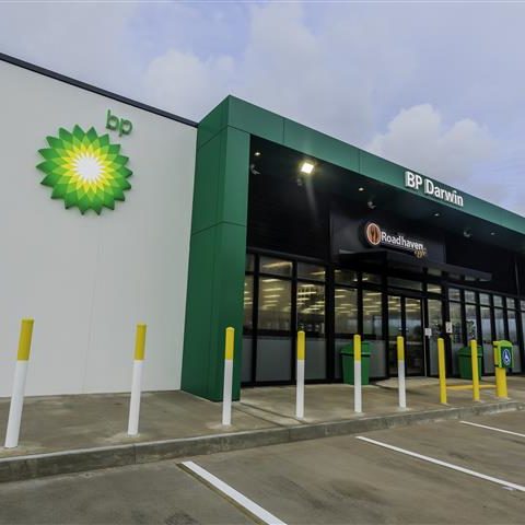 BP Truck Stop Exterior Design