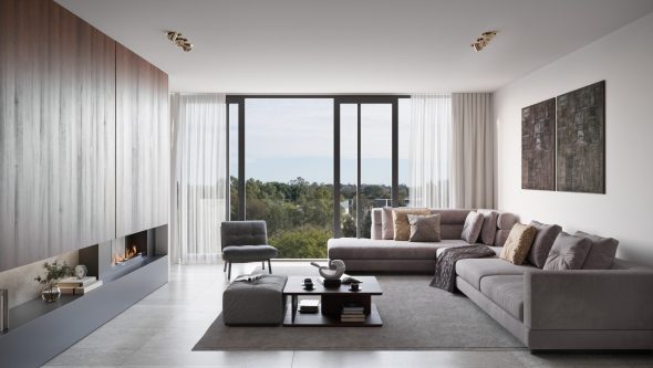 Richmond St Interior Living Dark